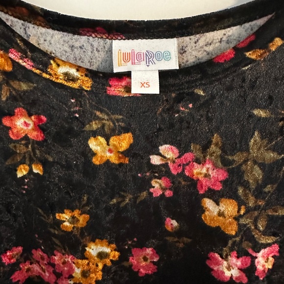Lularoe XS Floral Dress - Picture 4 of 4